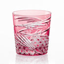 [ROCKS GLASS] MAI (RED) | EDO KIRIKO | KAGAMI CRYSTAL