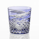 [Rocks Glass] Mai (สีม่วง) | Edo Kiriko | คากามิคริสตัล