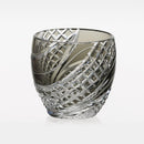 [Sake Cup] Stares Fish Scales | Edo Kiriko | คากามิคริสตัล