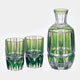 [SAKE BOTTLE] SAKE SET BAMBOO STEM SERIES | EDO KIRIKO | KAGAMI CRYSTAL
