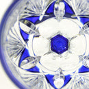 [GLASS] PAIR OF WINE GLASSES BAMBOO LEAVES | EDO KIRIKO | KAGAMI CRYSTAL