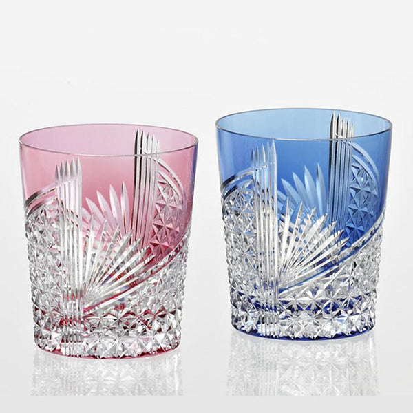[Rocks Glass] คู่ของ WHISKEY GLASSES CRANE Edo Kiriko | คากามิคริสตัล