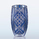 [VASE] BAMBOO LEAVES & OCTAGONAL BASKET WEAVE | EDO KIRIKO | KAGAMI CRYSTAL