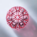 [ROCK GLASS] WHISKEY GLASS SAIKA BY JUNICHI NABETANI MASTER OF TRADITIONAL CRAFTS | EDO KIRIKO | KAGAMI CRYSTAL