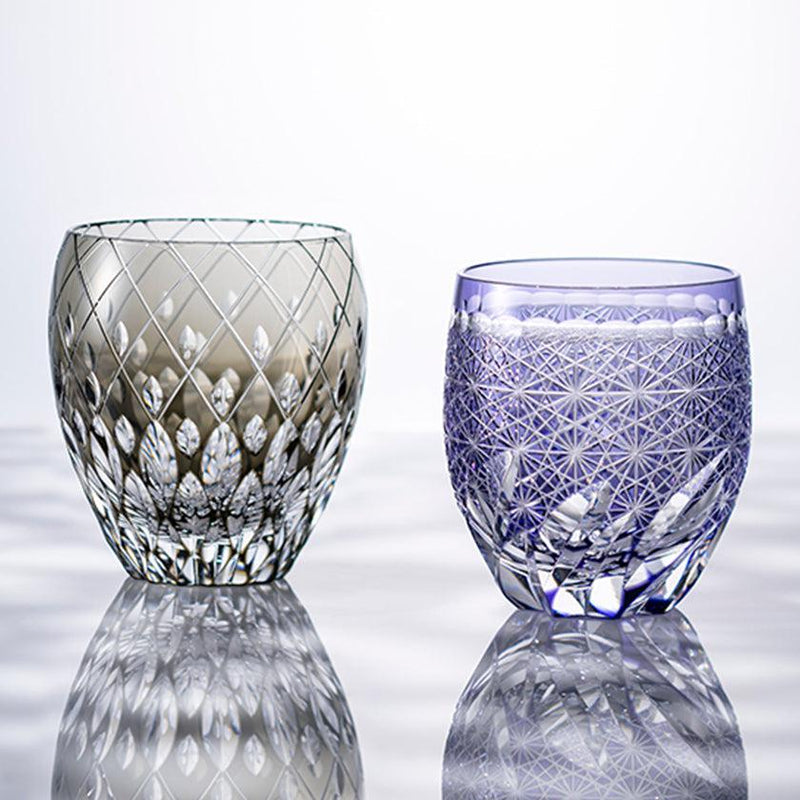 [岩石玻璃] Hideaki Shinozaki傳統手工藝大師的威士忌玻璃Fuuga |江戶|卡加米水晶