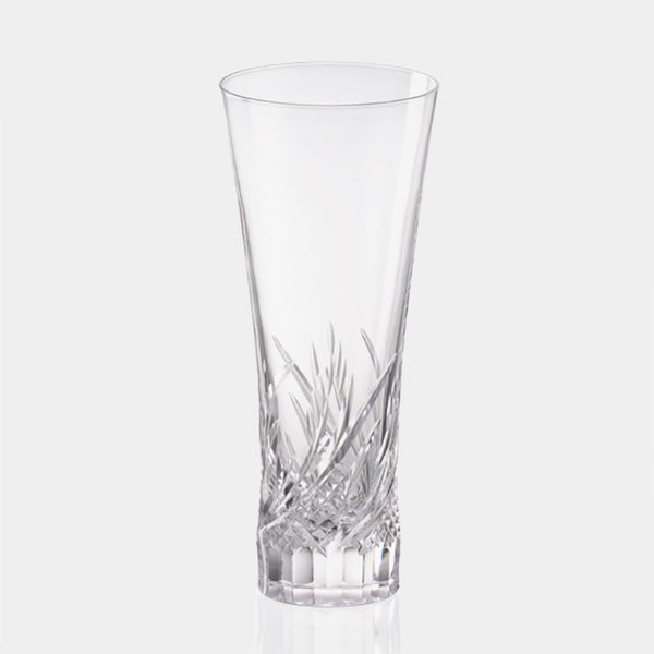 [GLASS] BEER GLASS 'MUGI, BARLEY' | CRYSTAL GLASS | KAGAMI CRYSTAL