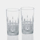 [GLASS] PAIR OF TUMBLERS TPS720-1521 | CRYSTAL GLASS | KAGAMI CRYSTAL