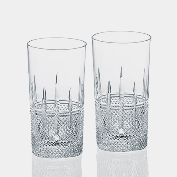 [GLASS] PAIR OF TUMBLERS TPS720-1521 | CRYSTAL GLASS | KAGAMI CRYSTAL