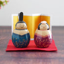 [DOLL] MINI HINA DECORATION (BLUE , RED) | YASUHARU MASUKAWA | TSUGARU NURI