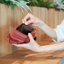 [小袋] kokkara（紅色）| Yaeyama Minsah（紡織品）| Azamiya