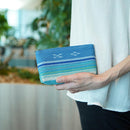 [POUCH] NILAI-KANAI (BLUE) | YAEYAMA MINSAH (TEXTILES) | AZAMIYA