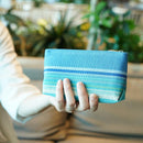 [POUCH] NILAI-KANAI (BLUE) | YAEYAMA MINSAH (TEXTILES) | AZAMIYA