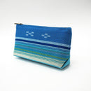 [POUCH] NILAI-KANAI (BLUE) | YAEYAMA MINSAH (TEXTILES) | AZAMIYA