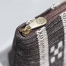 [POUCH] AYAPANI (GRAY BROWN) | YAEYAMA MINSAH (TEXTILES) | AZAMIYA