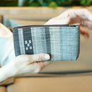 [POUCH] AYAPANI (GRAY BROWN) | YAEYAMA MINSAH (TEXTILES) | AZAMIYA