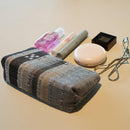 [POUCH] AYAPANI (GRAY BROWN) | YAEYAMA MINSAH (TEXTILES) | AZAMIYA