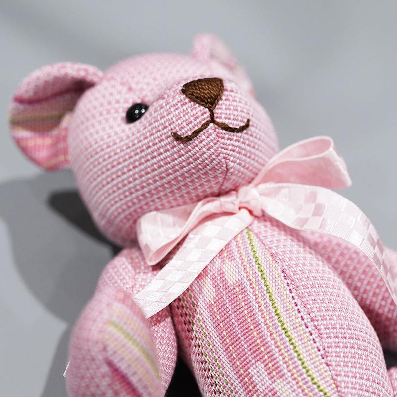 [泰迪熊] nobotan（粉紅色）| Azamiya | Yaeyama Minsaa（紡織品）