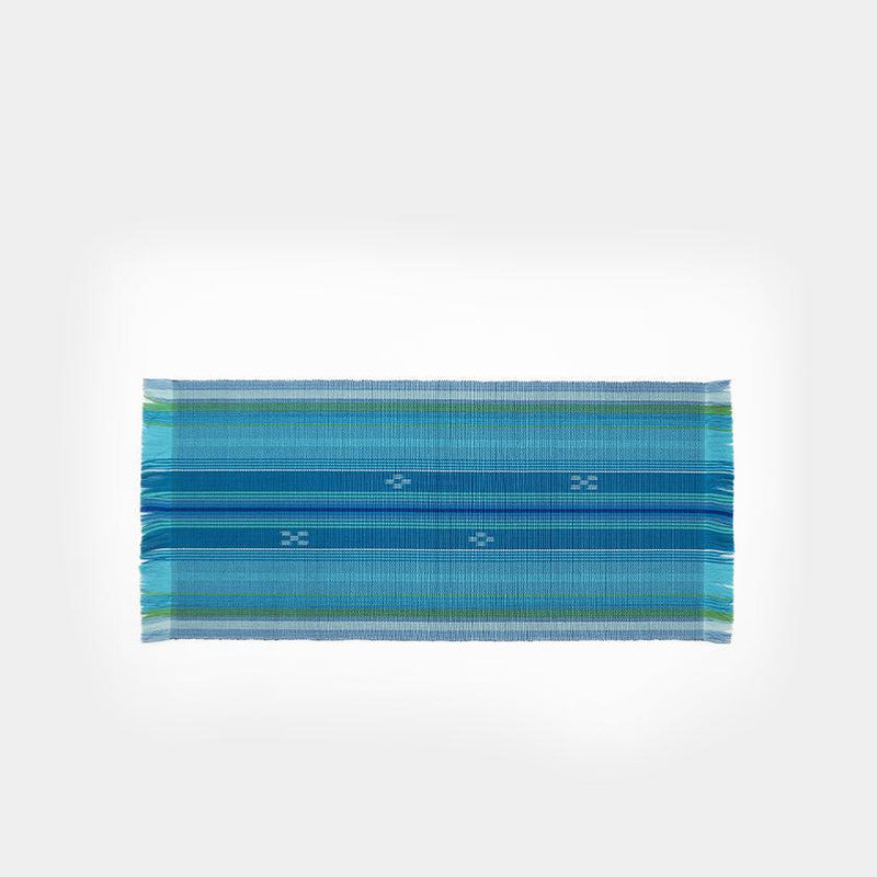 [桌墊] Nilai-Kanai（藍色）| Azamiya | Yaeyama Minsaa（紡織品）