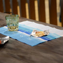 [TABLE MAT] YAIMA-REEF (BLUE) | YAEYAMA MINSAH (TEXTILES) | AZAMIYA