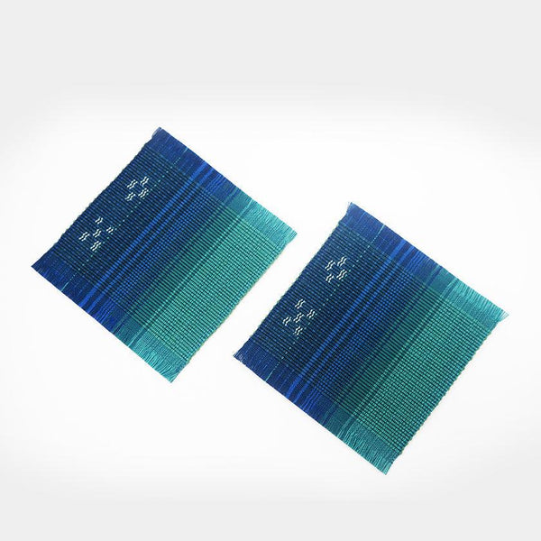 [過山車]海洋畢業2件套件（藍綠色）| Azamiya | Yaeyama Minsaa（紡織品）