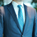 [넥타이] 이노 (파란색) | 아자미야 | Yaeyama Minsaa (직물)