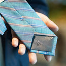 [넥타이] 이노 (파란색) | 아자미야 | Yaeyama Minsaa (직물)