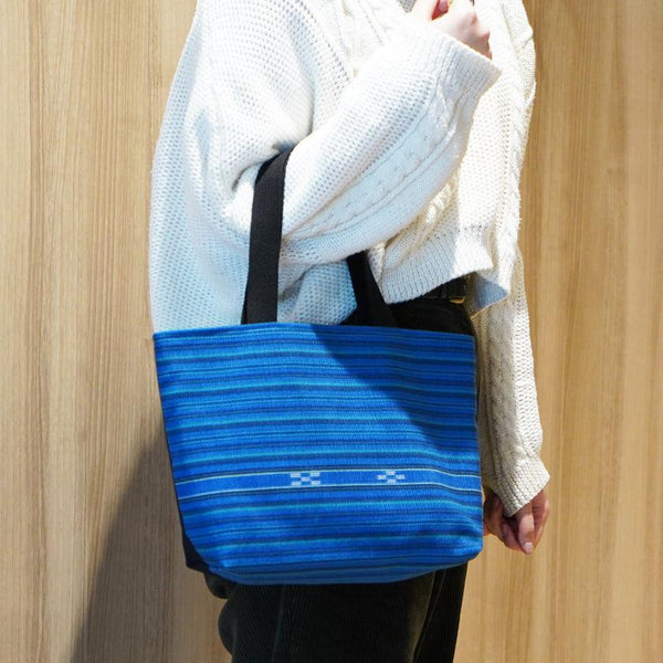 [手提袋] Twumoru（藍色）| Azamiya | Yaeyama Minsaa（紡織品）
