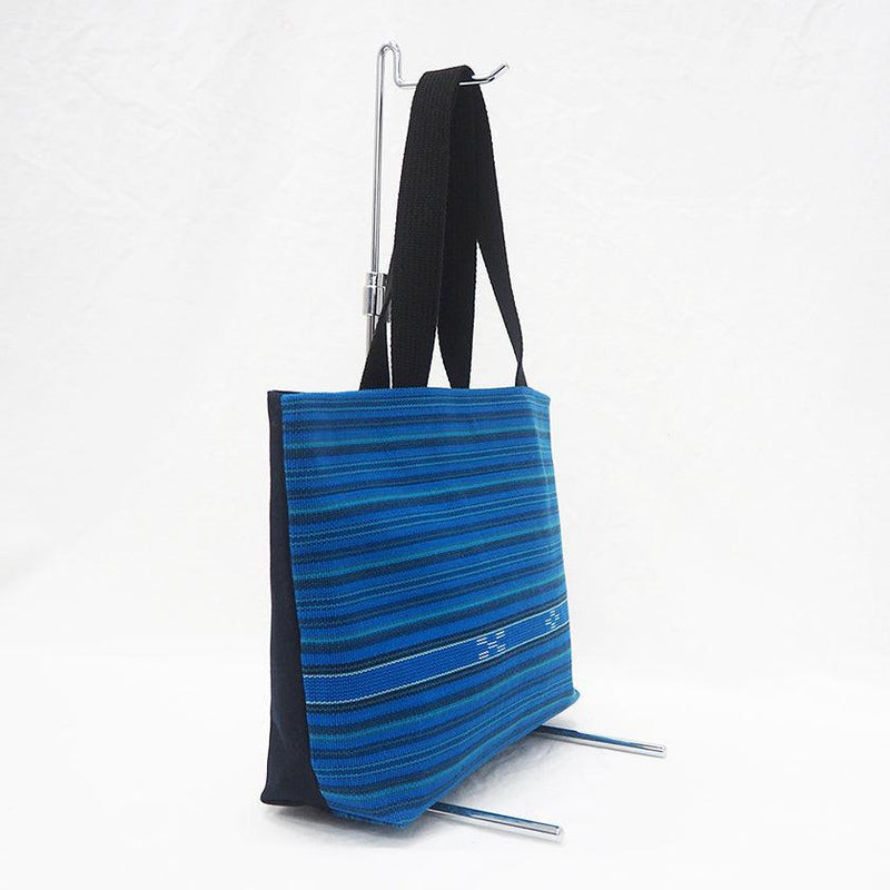 [กระเป๋าหิ้ว] Twumoru (สีน้ำเงิน) | Yaeyama Minsah (สิ่งทอ) | อะซามิยะ