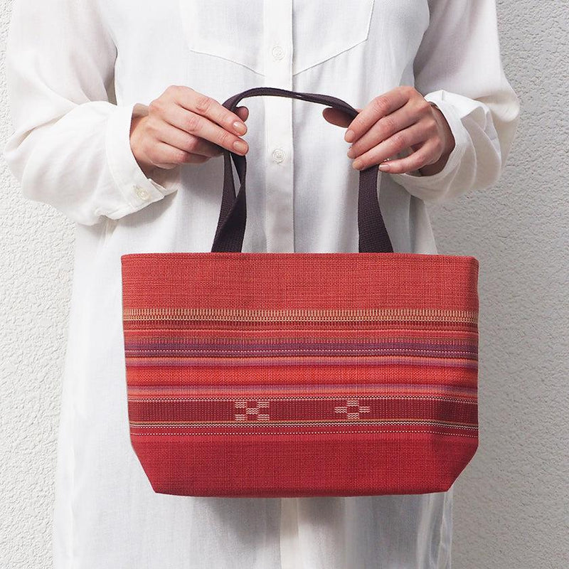 [Tote Bag] Kokka-Ra（紅色）| Azamiya | Yaeyama Minsaa（紡織品）