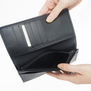 [Wallet] Yakoboku (สีดำ) | Yaeyama Minsah (สิ่งทอ) | อะซามิยะ
