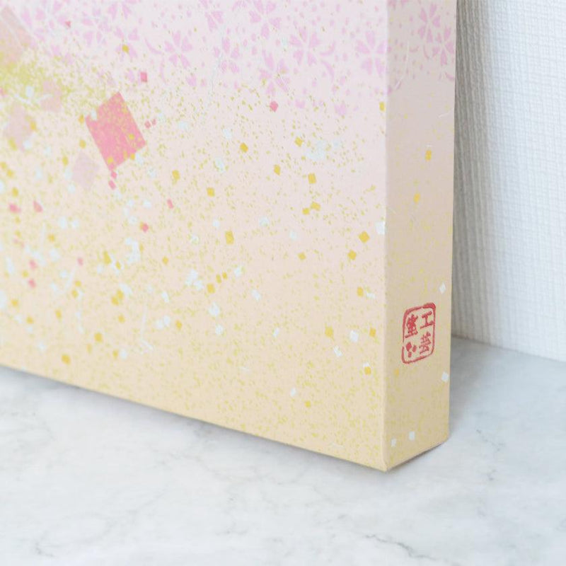 [Artpanel] Spring Haru-Komon (Cherry Blossom) L | งานตกแต่งทองคำและเงิน Ippinshu