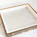 [Artpanel]春季tsuyu-kusa（亞洲dayflower）l |黃金和銀色裝飾作品| Ippinshu