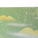 [ARTPANEL] SUMMER KIN-YAMA (GOLD MINE) GREEN L | GOLD AND SILVER DECORATIVE WORK| IPPINSHU
