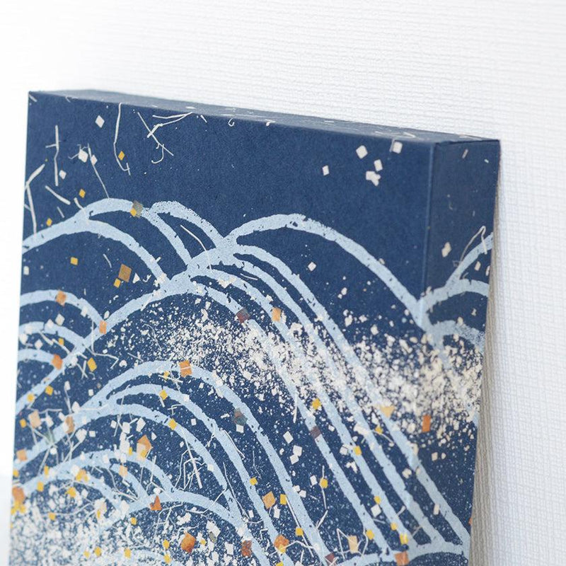 [artpanel]夏季oh-nami（大浪）靛藍s | Ippinshu |金銀裝飾工作