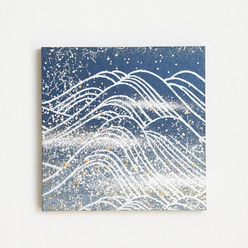 [artpanel]夏季oh-nami（大浪）靛藍l | Ippinshu |金銀裝飾工作