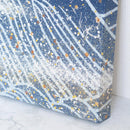 [ARTPANEL] SUMMER OH-NAMI (BIG WAVE) INDIGO L | GOLD AND SILVER DECORATIVE WORK| IPPINSHU