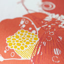 [T-SHIRT] CAMELLIA | SILK-SCREEN PRINT