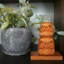 [DARUMA (DOLL)] STACKED DARUMA | HIROSHI WASHIZUKA | ICHII ITTO BORI (WOOD CARVING)