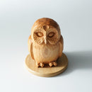 [DOLL] OWL | HIROSHI WASHIZUKA | ICHII ITTO BORI (WOOD CARVING)