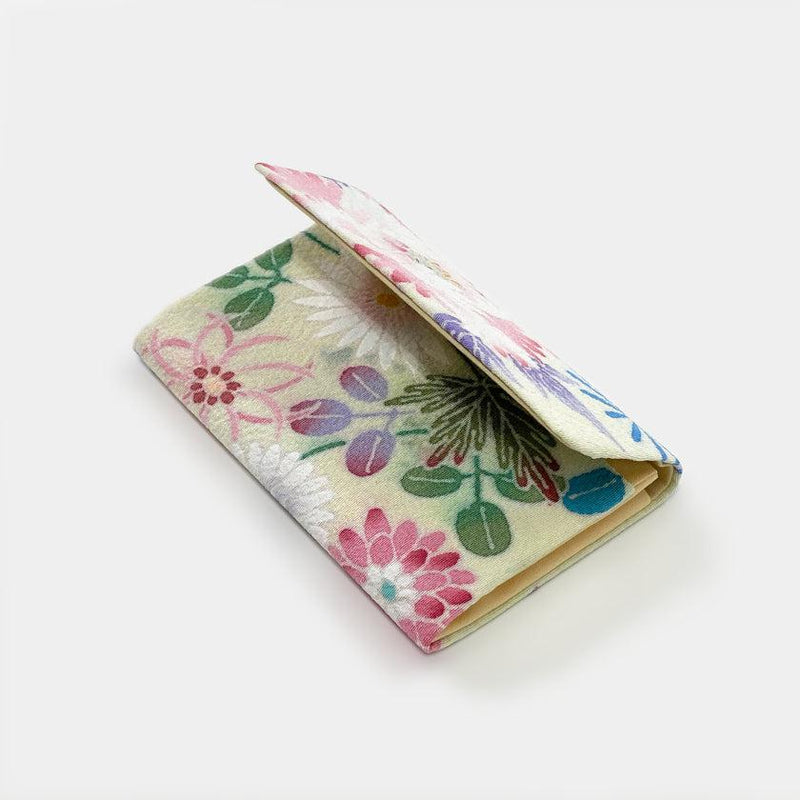 [กระเป๋าเงิน / กระเป๋า] Flower ผู้ถือนามบัตร Flower 1 | Kaga Yuzen | J.Flavor * Hiroyuki Kikuta