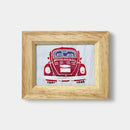 [藝術]紅色汽車| Kaga Yuzen | J.Flavor * Hiroyuki Kikuta