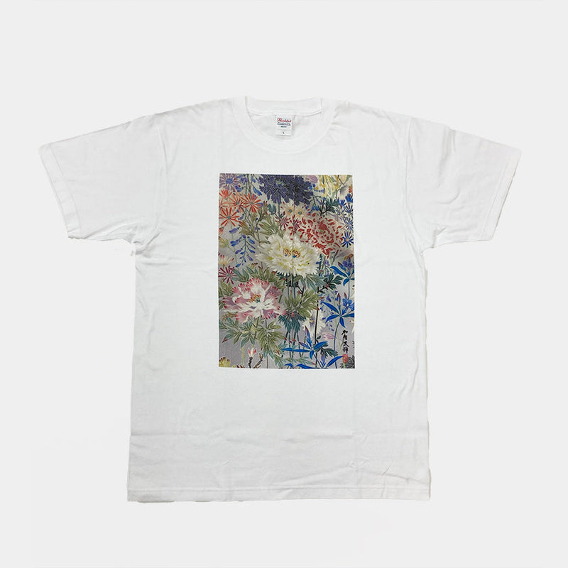 [티셔츠] 꽃 색상 (한 가지 크기에 맞는) | 카가 유젠 | J. 플라보 * 히로 루키 키 쿠타