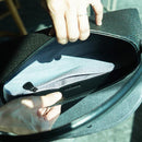 [手提包] d阿拉伯式菊花（黑色底漆和黑色漆）| Koushu Inden（漆的鹿皮工藝品）| inden-ya