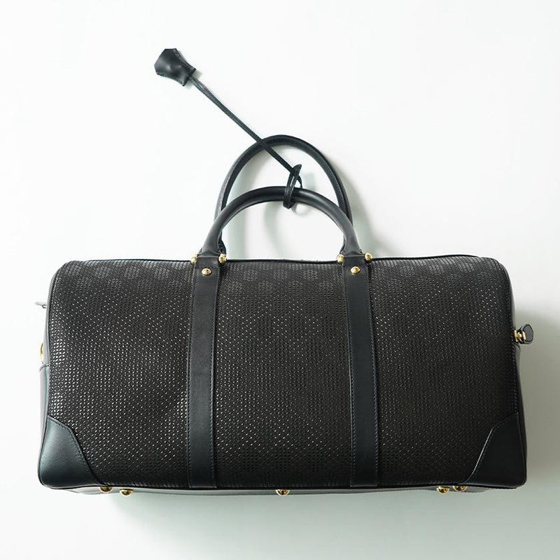 [กระเป๋าเดินทาง] Cloisonne (basecoat สีดำกับแล็กเกอร์สีดำของกองทัพเรือ) | Koushu Inden (งานฝีมือ deersdkin lacquered)
