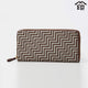 [WALLET] CHEVRON 7605 | KOUSHU INDEN (LACQUERED DEERSKIN CRAFTS)| INDEN-YA