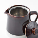 [JAPANESE TEA POT] ES POT AME GLAZE | HASAMI WARES| SAIKAI TOKI