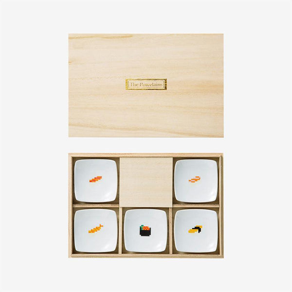 [Chopstick Rest]套裝5壽司| Hasami商品| Saikai Toki