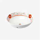 [BOWL] RED SMALL FLOWER LARGE (RED) | HASAMI WARES| SAIKAI TOKI