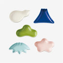 [จานเล็ก] ชุดซันนี่ 5 (สี) | Hasami Wares | Saikai Toki