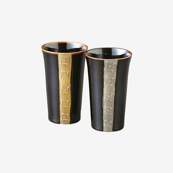[杯]金色和銀線杯子| Hasami商品| Saikai Toki